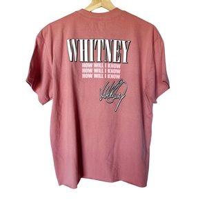Whitney Houston NWOT Oversized Graphic‎ Tee